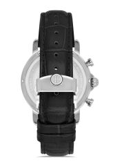 HISLON TM112S-04BS SİYAH DERİ KORDON ERKEK KOL SAATİ